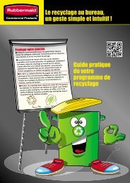 recyclage. - Rubbermaid Commercial Products