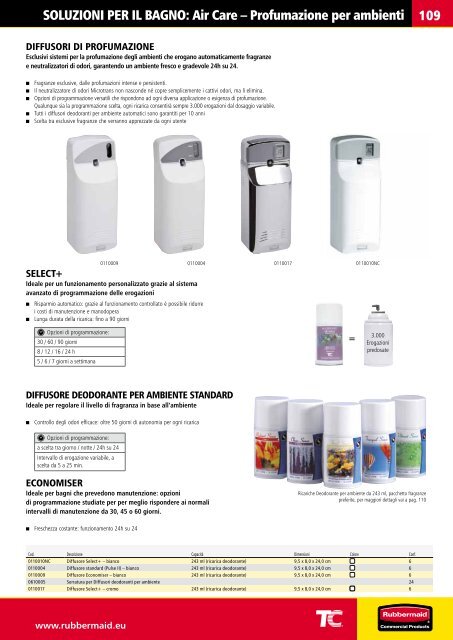 CATALOGO PRODOTTI L'espe - Rubbermaid Commercial Products