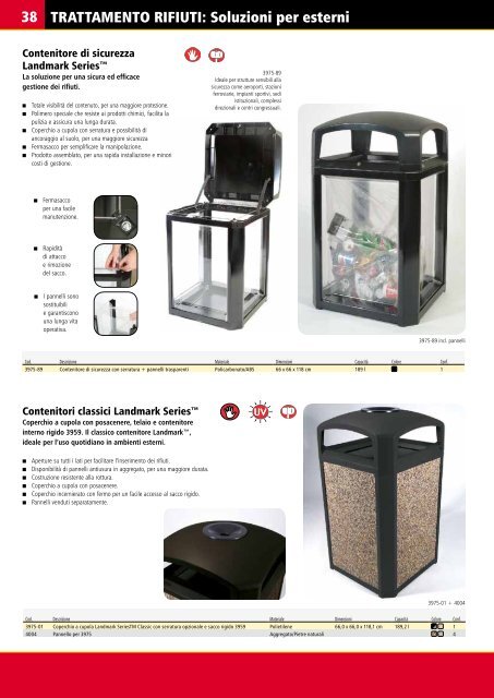 CATALOGO PRODOTTI L'espe - Rubbermaid Commercial Products