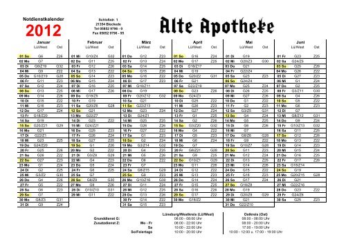 2012 - Alte Apotheke Bleckede