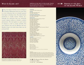 Islamic Brochure - MFAH/Support The MFAH/Annual Fund Drives ...