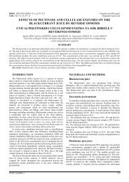 effects of pectinase and cellulase enzymes on the ... - Publicatio