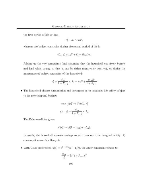 14.451 Lecture Notes Economic Growth