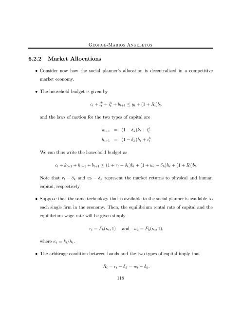 14.451 Lecture Notes Economic Growth