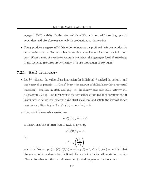 14.451 Lecture Notes Economic Growth