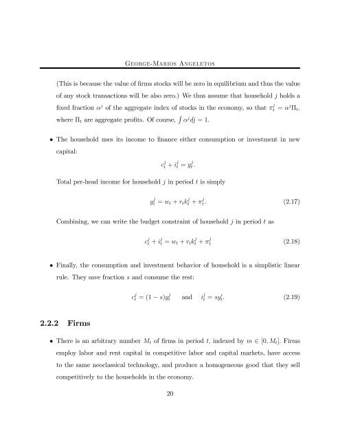 14.451 Lecture Notes Economic Growth