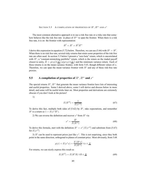 Asset Pricing John H. Cochrane June 12, 2000