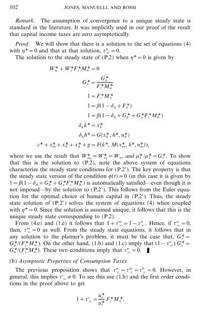 On the Optimal Taxation of Capital Income