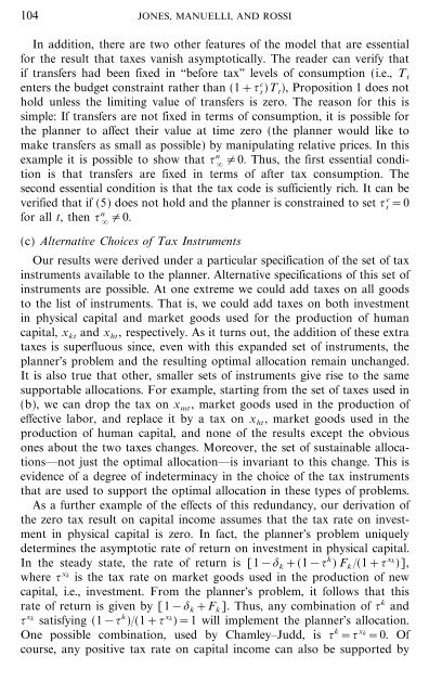 On the Optimal Taxation of Capital Income