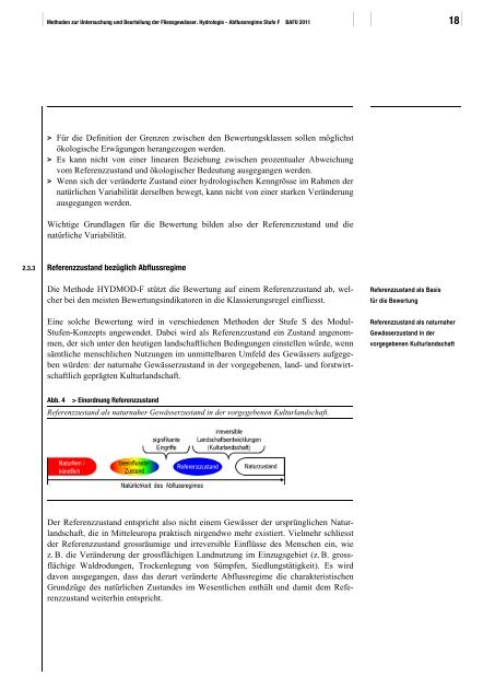 Methoden zur Untersuchung und Beurteilung der ... - Bafu - CH