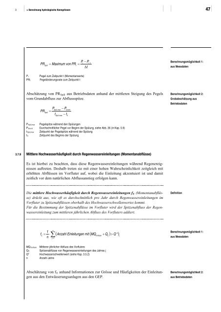 Methoden zur Untersuchung und Beurteilung der ... - Bafu - CH