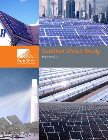 SunShot Vision Study - EERE - U.S. Department of Energy
