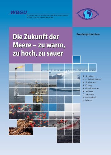 Die Zukunft der Meere ? zu warm, zu hoch, zu sauer - WBGU