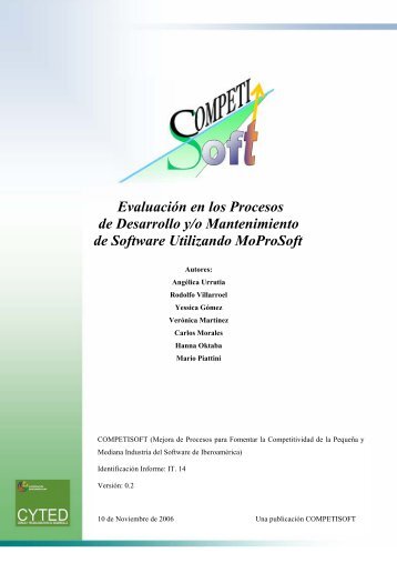 Evaluación en los Procesos de Desarrollo y/o ... - Grupo Alarcos