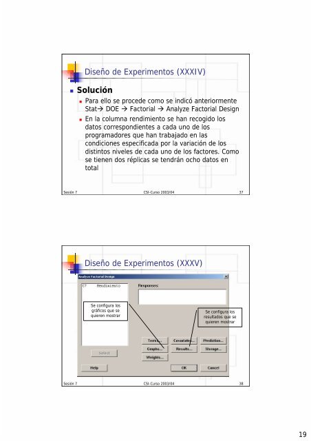 Diseño de Experimentos - Grupo Alarcos