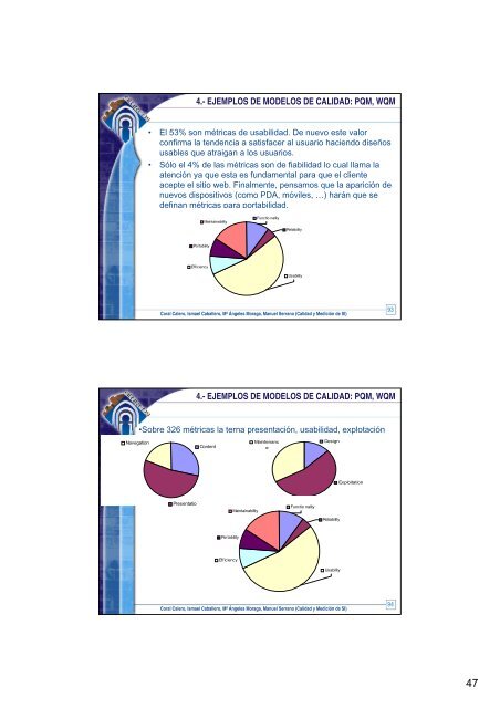 Sesión 1: Introducción a la calidad. Modelos de calidad. ISO 9126 ...