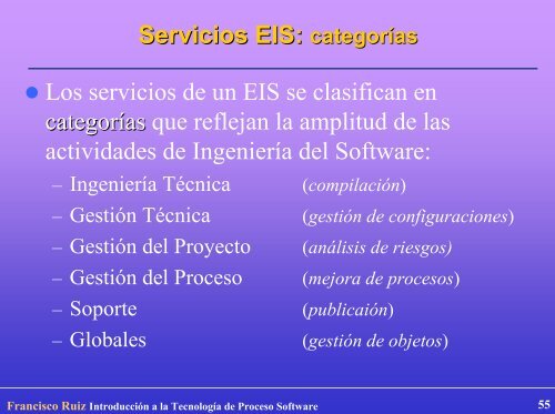 Introducción a la Tecnología de Proceso Software - Grupo Alarcos ...