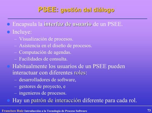 Introducción a la Tecnología de Proceso Software - Grupo Alarcos ...