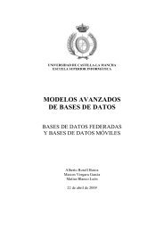 MODELOS AVANZADOS DE BASES DE DATOS - Grupo Alarcos ...