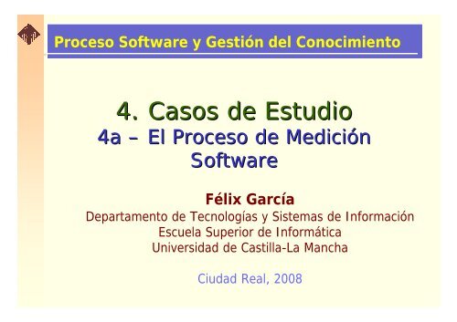 4. Casos de Estudio - Universidad de Castilla-La Mancha