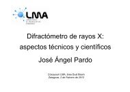 Difractómetro de rayos X - INA