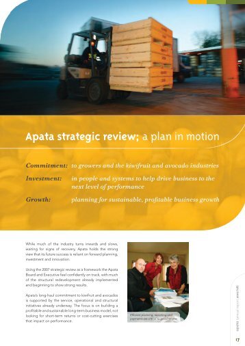 Apata strategic review; a plan in motion