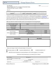 Change Request Form