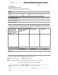 QRC No CHANGE /MODIFICATION REQUEST FORM Date