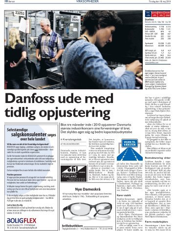 Danfoss ude med tidlig opjustering - DBDH