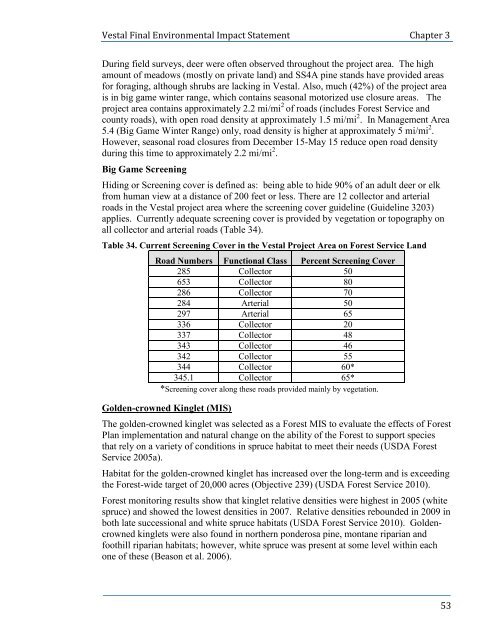 Final Environmental Impact Statement