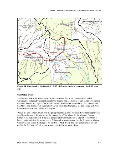 Draft Environmental Impact Statement for Roca Honda Mine