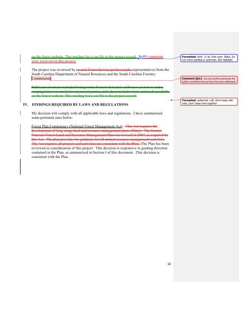 DECISION MEMO Prescribed Burn and Commercial Thinning ...