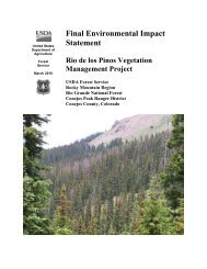 Final Environmental Impact Statement Rio de los Pinos Vegetation ...