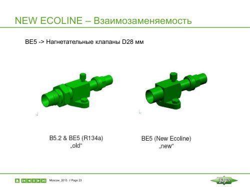 Презентация NEW ECOLINE - Компрессоры Bitzer