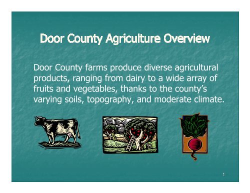 Slide Presentation Door County Web Map