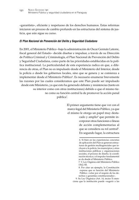 Ministerio Público y seguridad ciudadana en el Paraguay