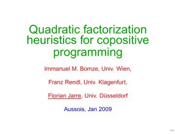 Quadratic factorization heuristics for copositive programming