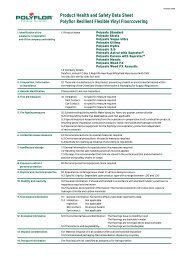 COSHH Data Sheet - Polyflor