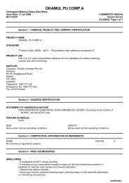 MSDS Part 1 - Polyflor