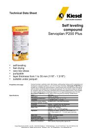 Self leveling compound Servoplan P200 Plus - Polyflor