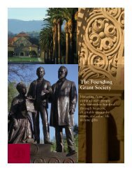 The Founding Grant Society - Giving to Stanford - Stanford University