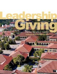 Leadership Giving: Stanford Reunion Campaigns 2013 [PDF]