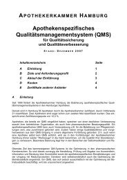 QMS - Apothekerkammer Hamburg