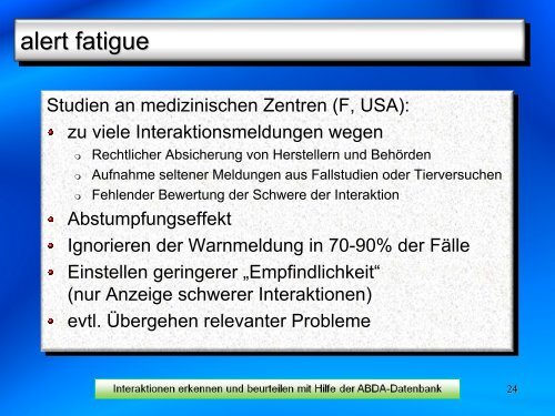 Informationen über Arzneimittel - Apothekerkammer