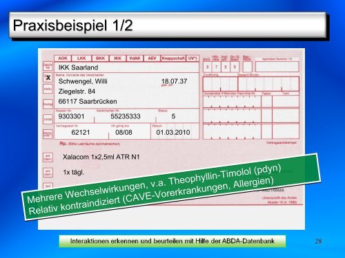 Informationen über Arzneimittel - Apothekerkammer