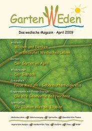 GartenWeden - das wedische Magazin