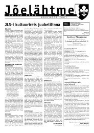 JLS-i kultuurireis juubelilinna - Jõelähtme vald
