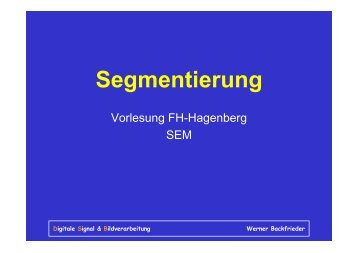 Segmentierung