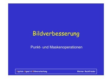 Bildverbesserung