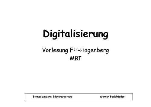 Digitalisierung